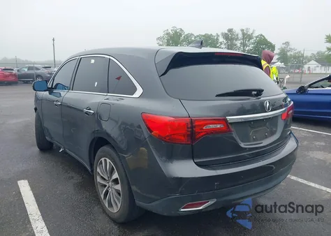 2016 Acura Mdx Technology Acurawatch Plus Packages/Technology Package from USA, damaged, VIN 5FRYD4H46GB006689